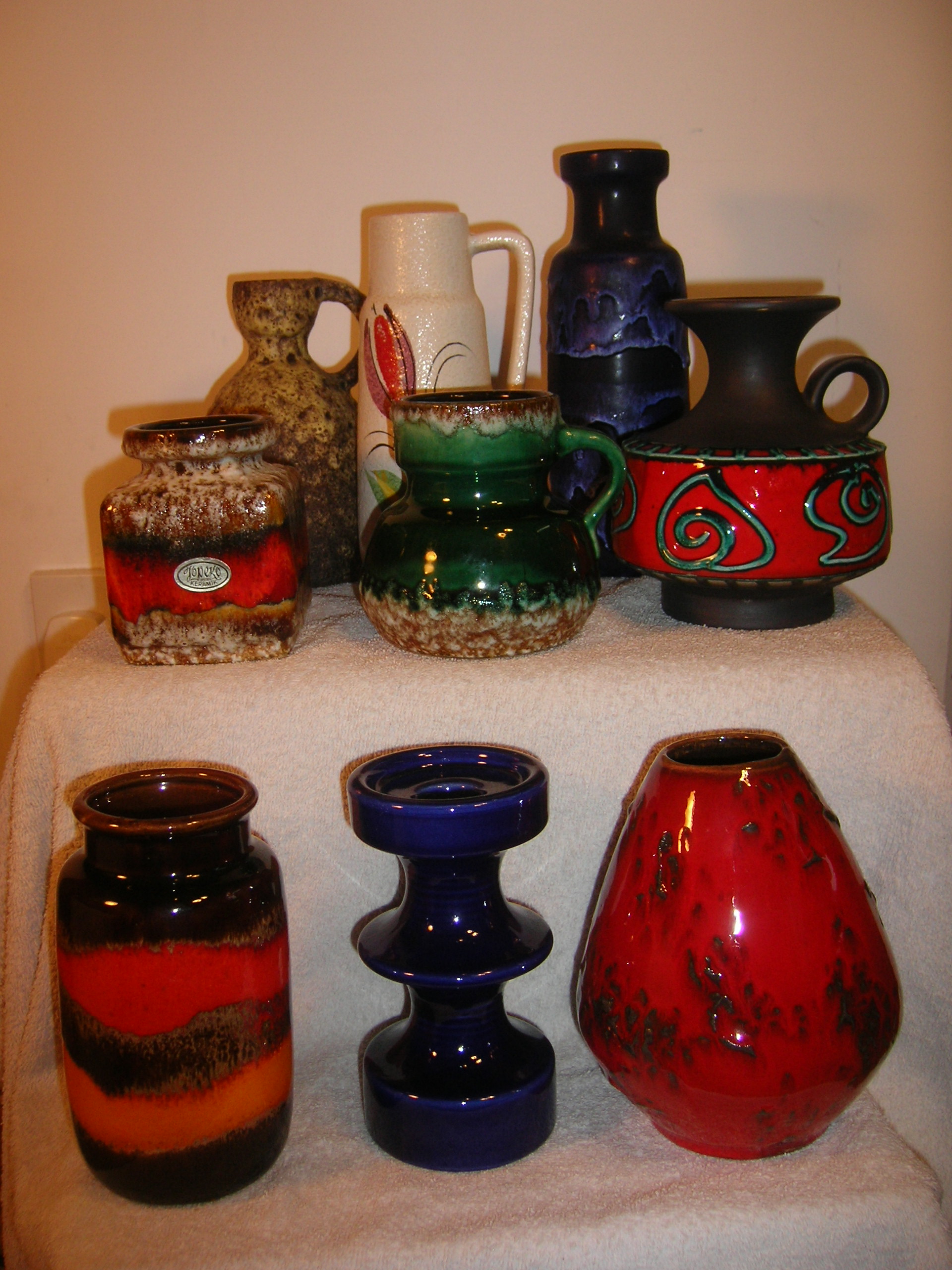 West German Pottery for Sale on Ebay Fat Lava Ceramics Steuler Otto Scheurich Ruscha
