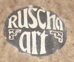 Ruscha Art Sticker