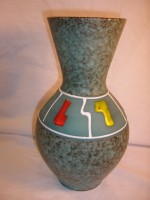 Carstens 689-30 West German Pottery Vase Fat Lava