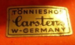 Carstens Label - Gold Foil, 1960s, 70s