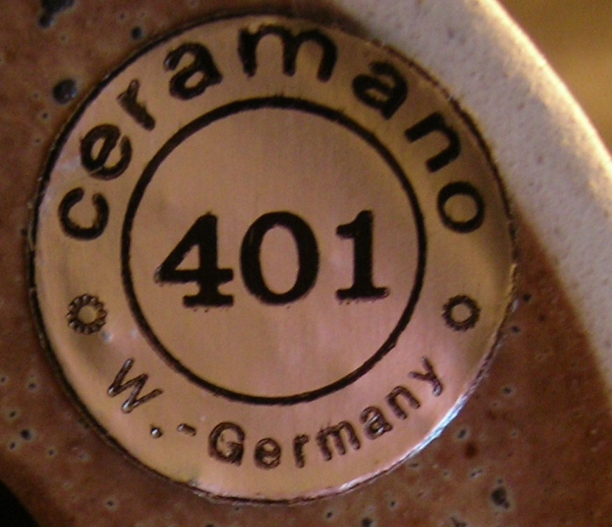 Ceramano Label - 1970s onwards