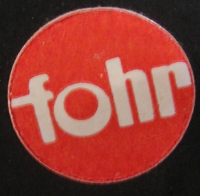 Fohr Label - Red Circle