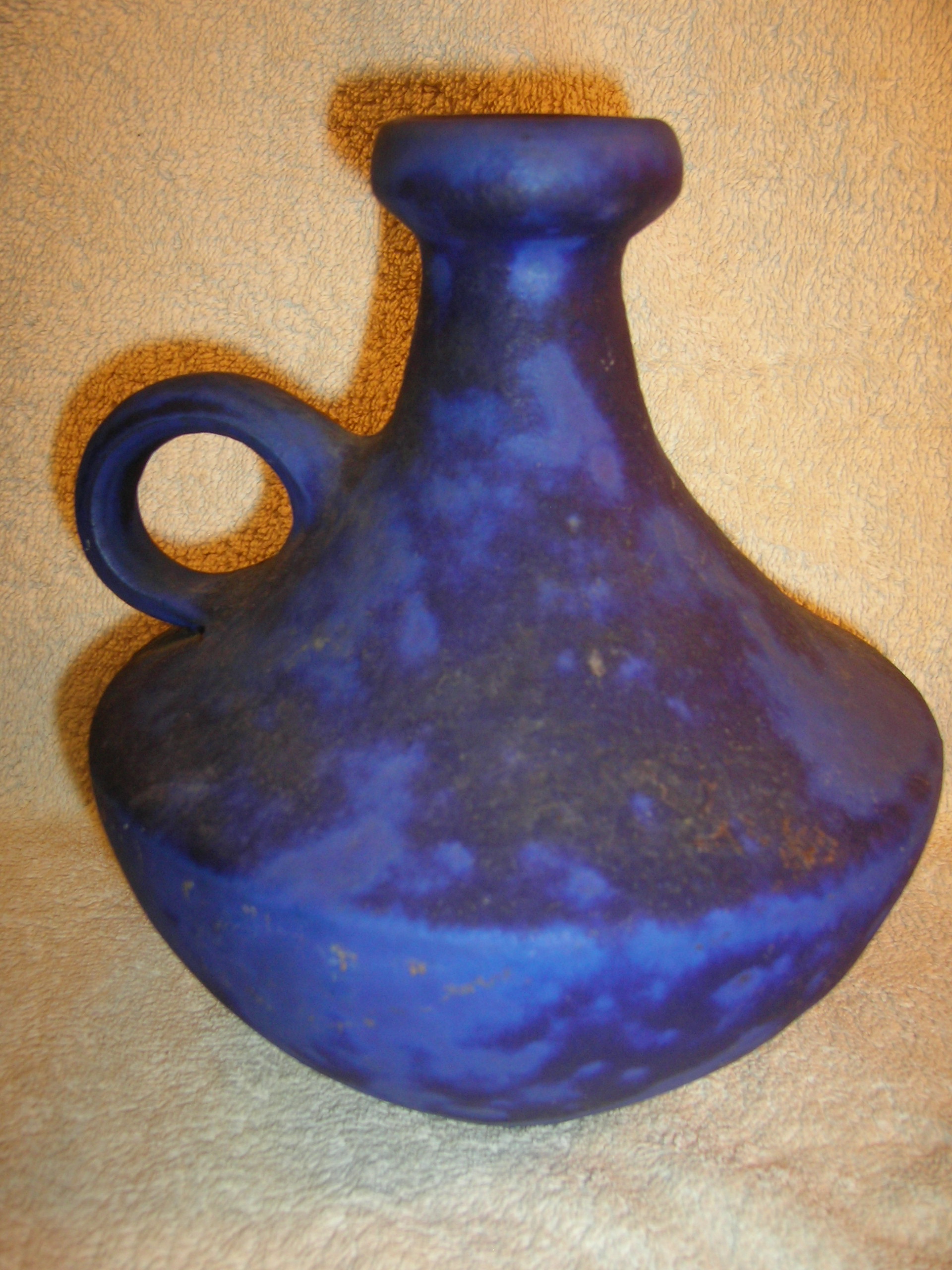 Heyne - No form Number Blue West German Ceramic
