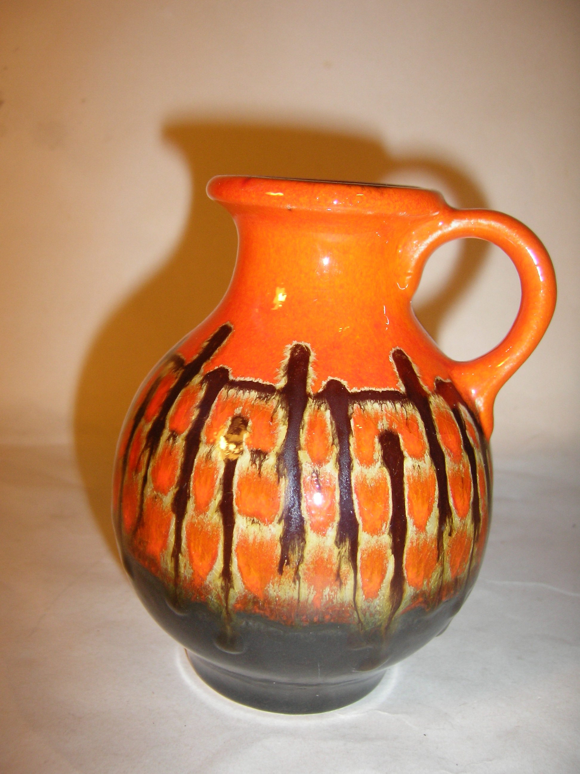 Jasba 1234-12 West German Fat Lava Vase
