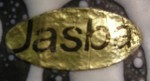 Jasba Label - Gold Foil Oval