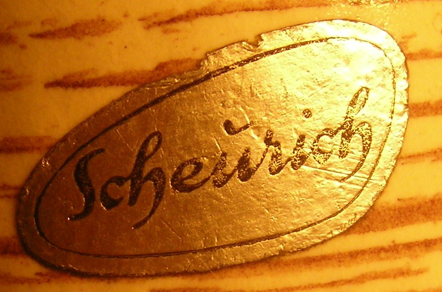 Scheurich Label - Silver Foil 1954-1965