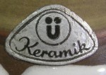 U Keramik - Silevr Foil Sticker 1960s-70s