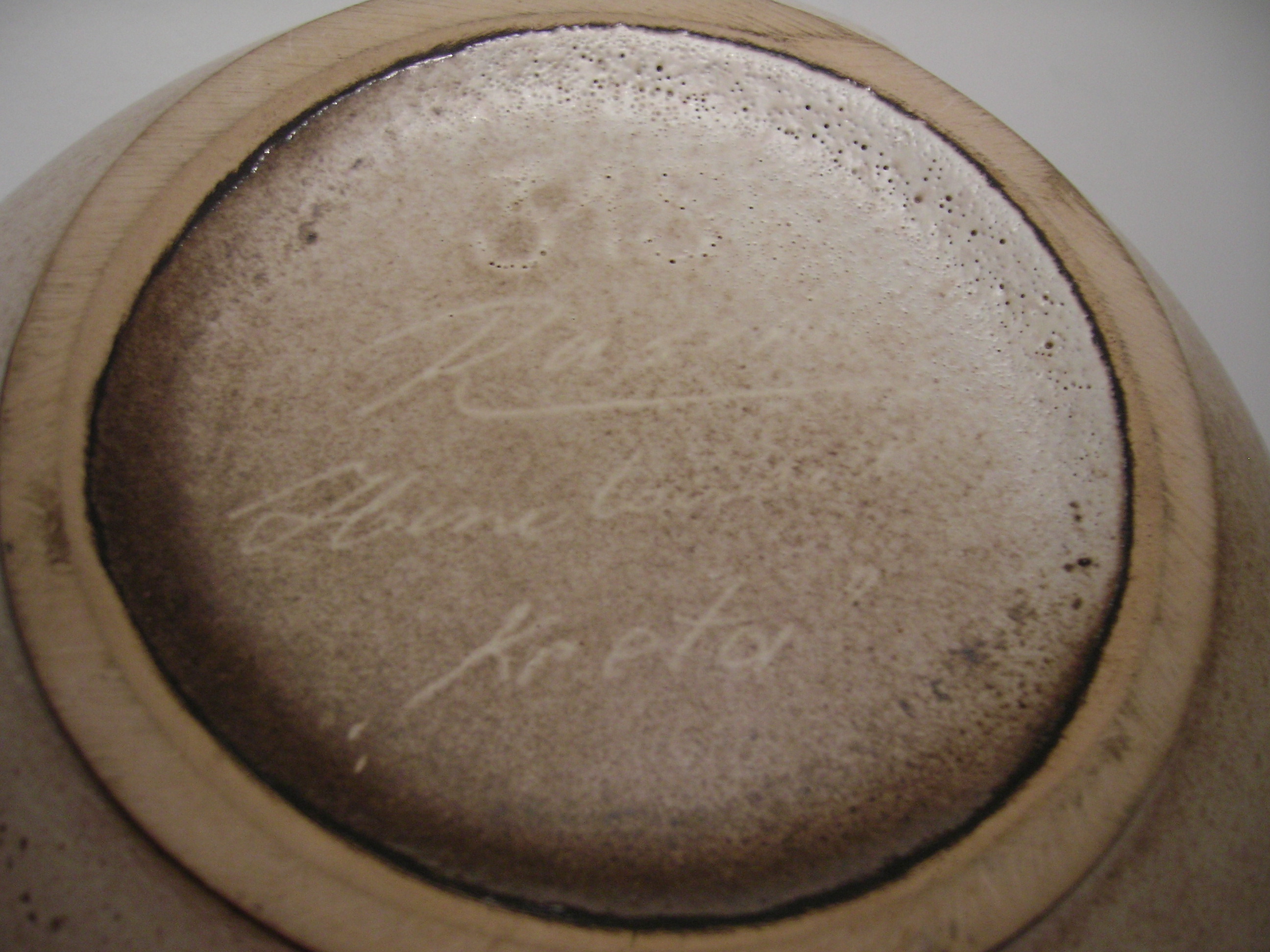 Ruscha 315 Vase 6 Fat Lava Ceramic Pottery Kreta