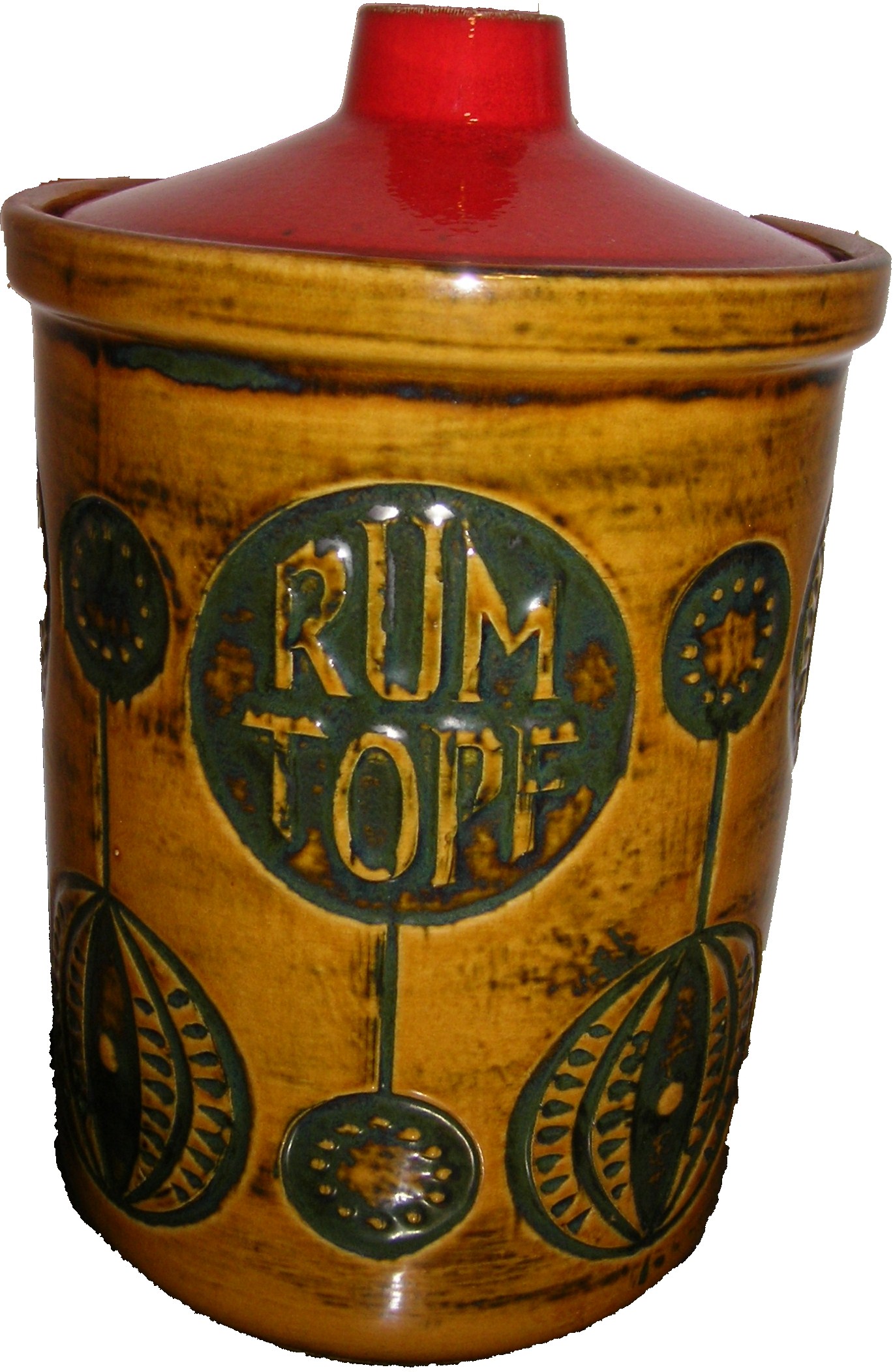 Jasba 5029-25 Rumtopf West German Pottery Ceramic