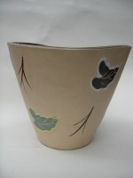 D & B 193-19 Plant Pot West German 1950s Mis Century Leaves