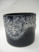 D & B Plant Pot West German Blue Pottery