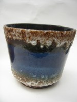 Jopeko Plant Pot West German Blue Pottery