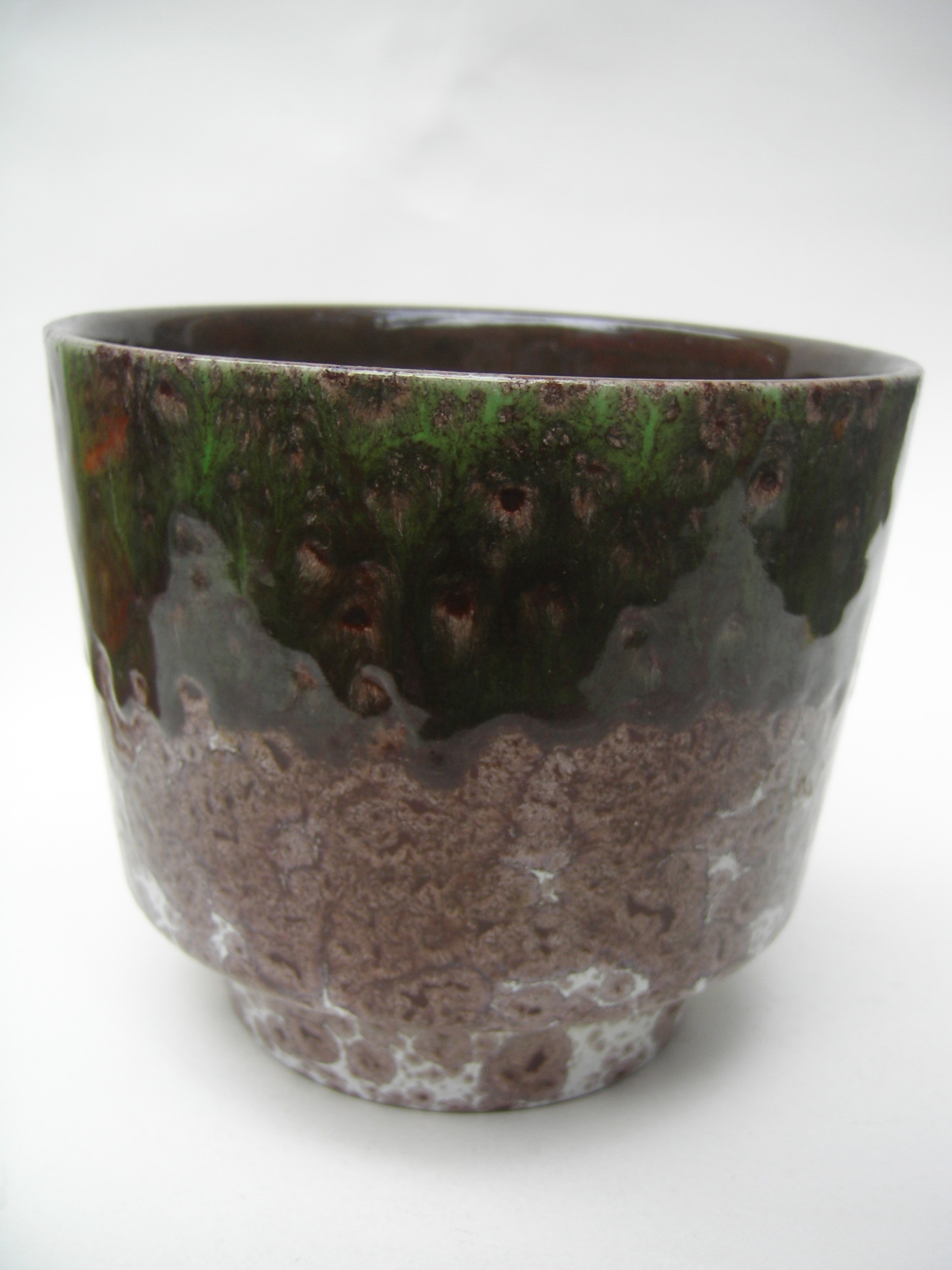 Roth 23-22 Plant Pot West German Green pottery