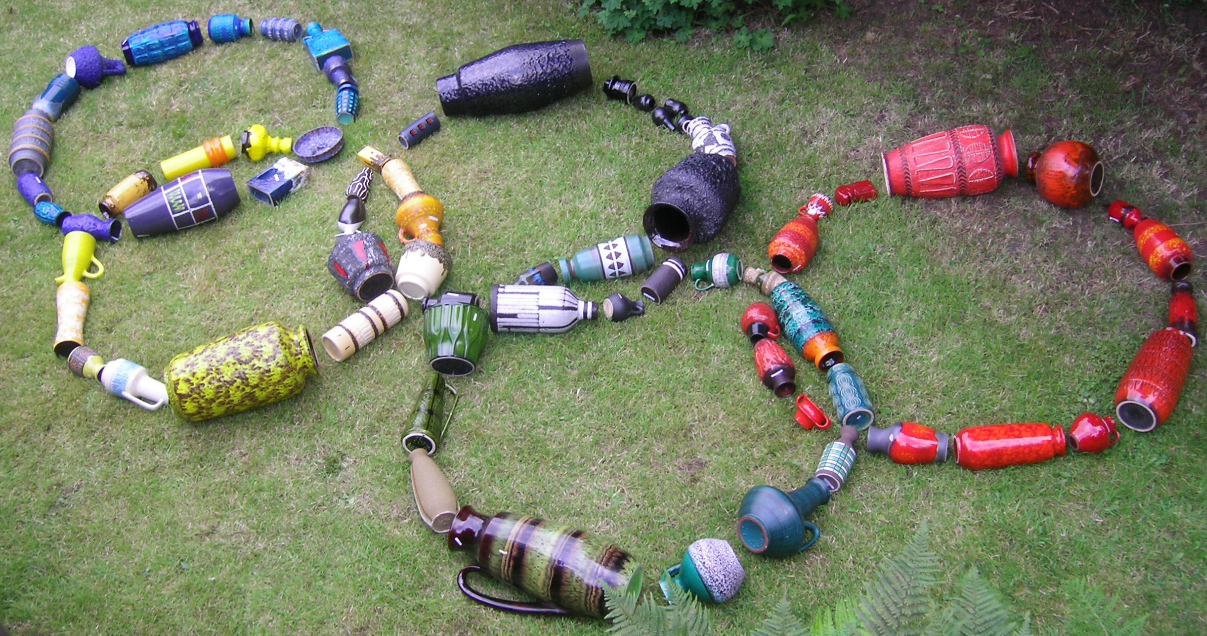 Olympic Rings West German Pottery Fat Lava London 2012